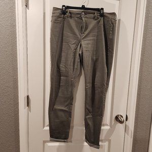 Maurices Olive Green Jeggings
